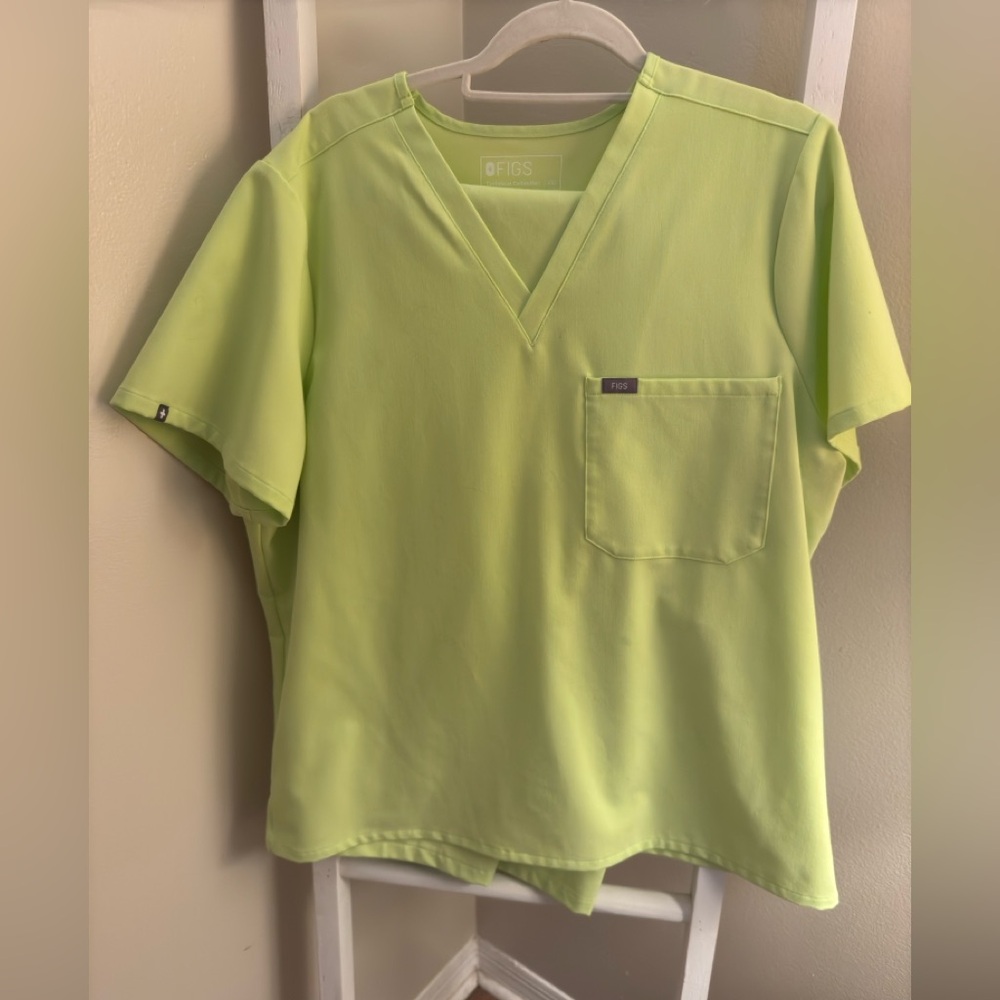 Figs Lime Green Scrub Set 2XL
